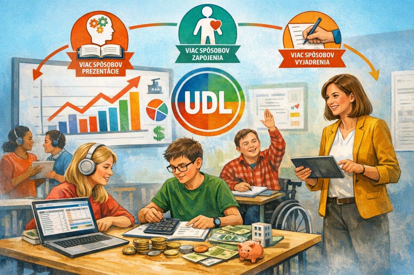 Universal Design for Learning (UDL) v praxi učiteľa ekonomických predmetov na strednej škole